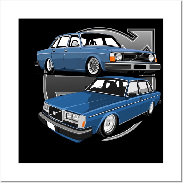 Volvo Wall Art by small alley co